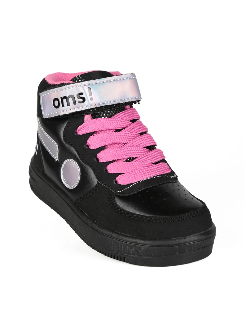 Sneakers alte da bambina - nero