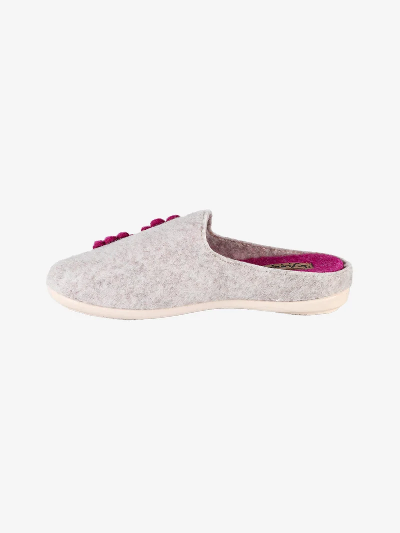Pantofole invernali da donna - beige