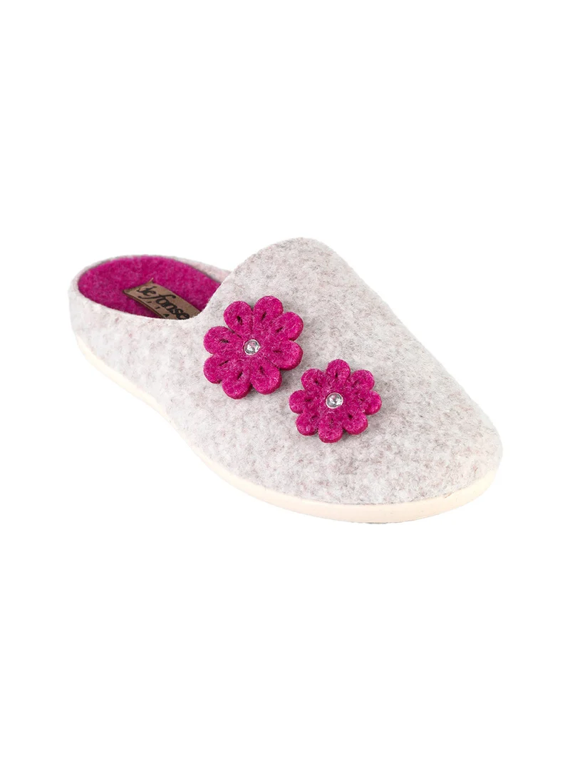 Pantofole invernali da donna - beige