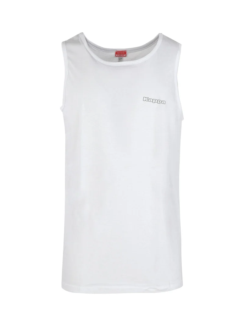 Canotta intima girocollo da uomo in cotone - bianco