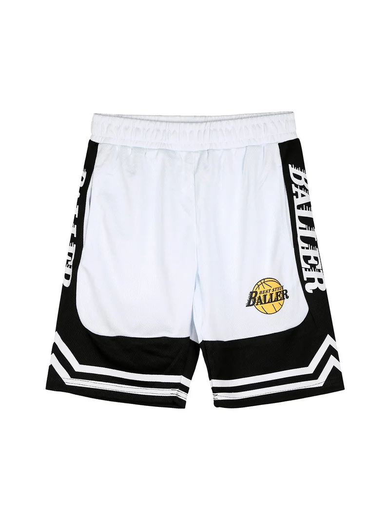 Bermuda sportivi da bambino - bianco