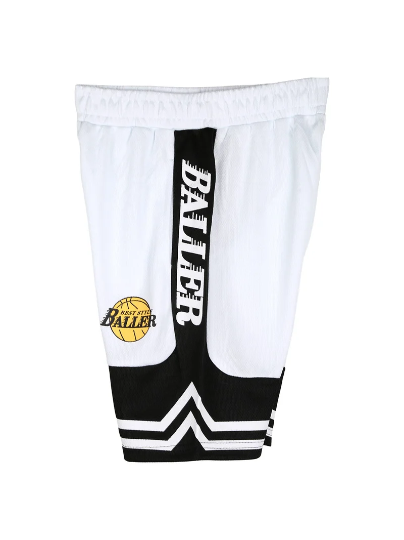 Bermuda sportivi da bambino - bianco