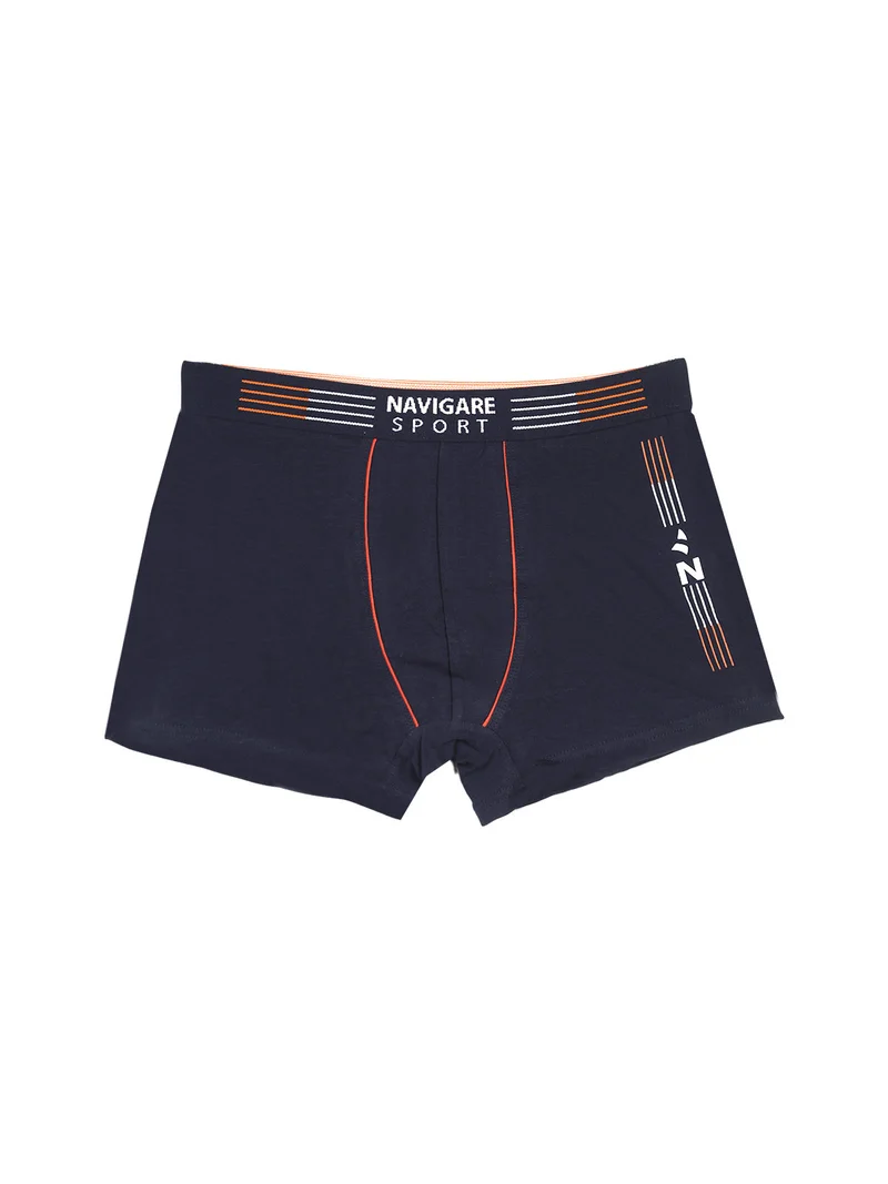 Boxer da ragazzo in cotone - blu scuro