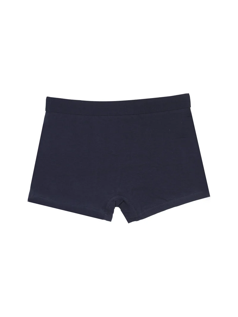 Boxer da ragazzo in cotone - blu scuro