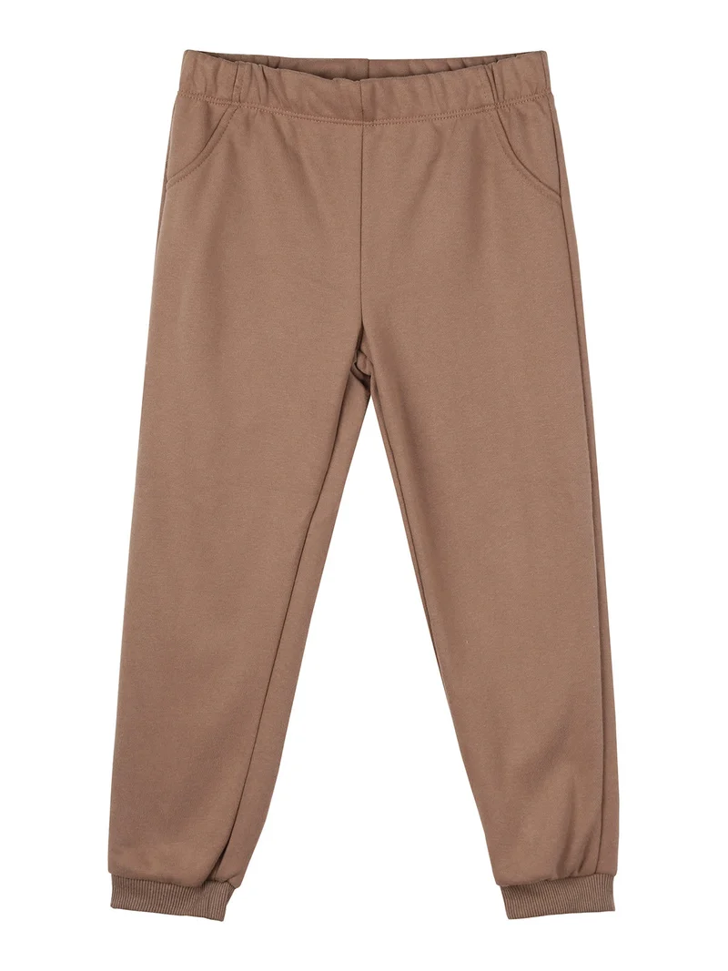 Completo 3 pezzi da bambina con cappuccio e zip - bianco