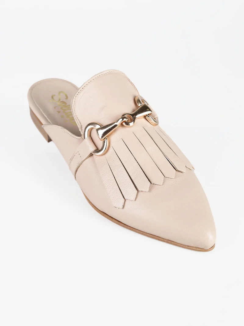 Sabot in pelle donna - nudo