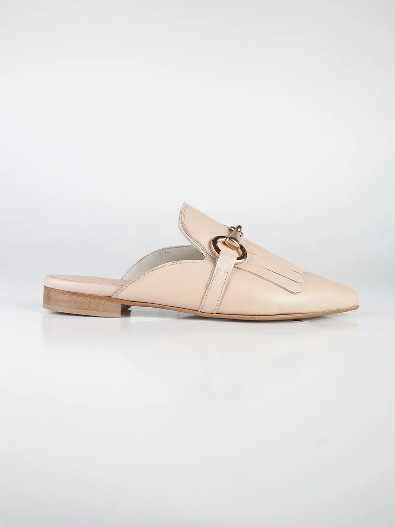 Sabot in pelle donna - nudo