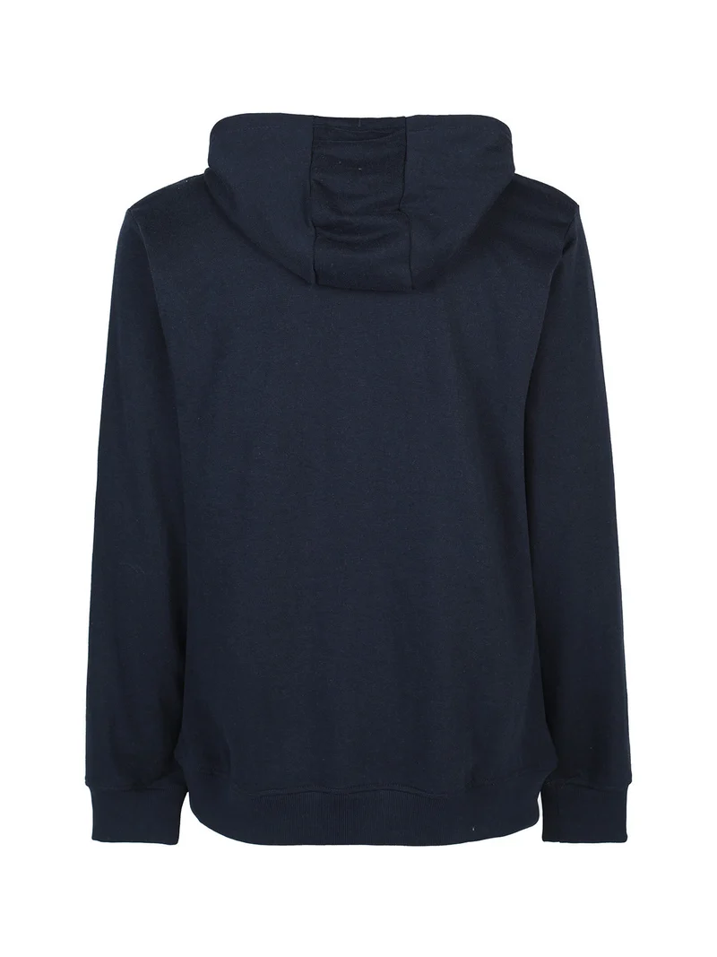 Felpa da uomo con cappuccio - blu scuro