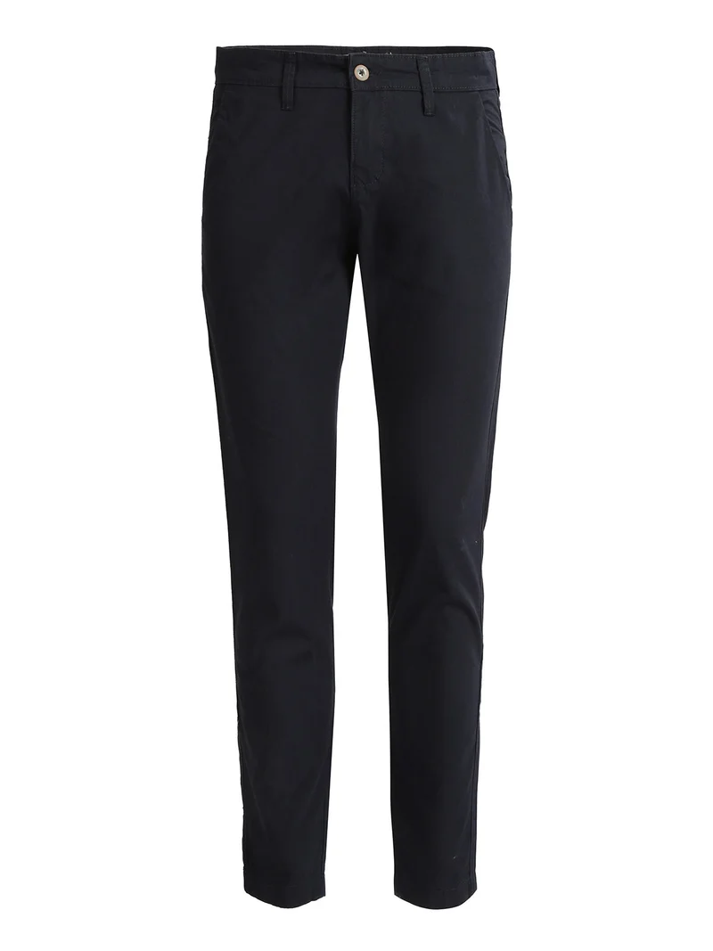 Pantaloni slim fit da uomo - blu scuro