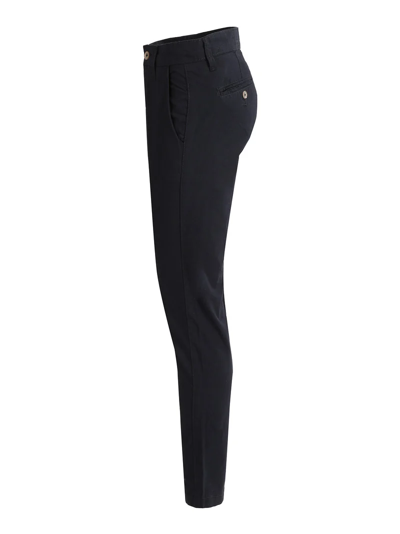 Pantaloni slim fit da uomo - blu scuro