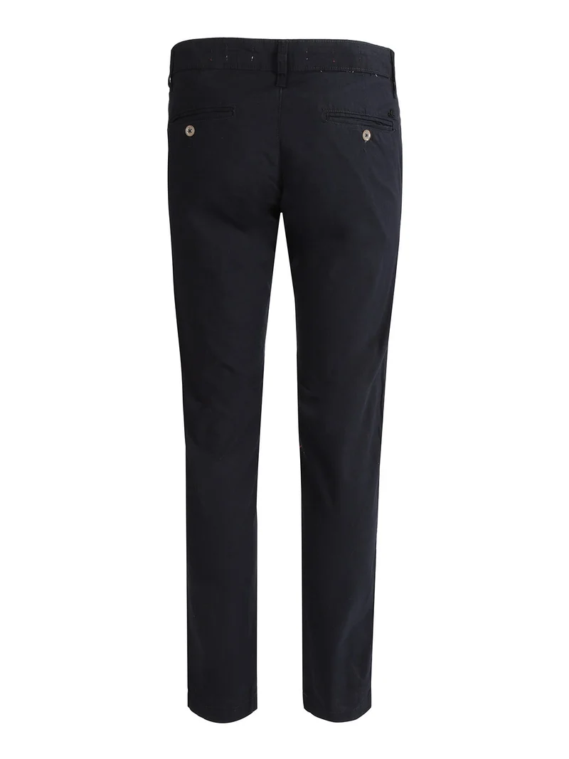 Pantaloni slim fit da uomo - blu scuro