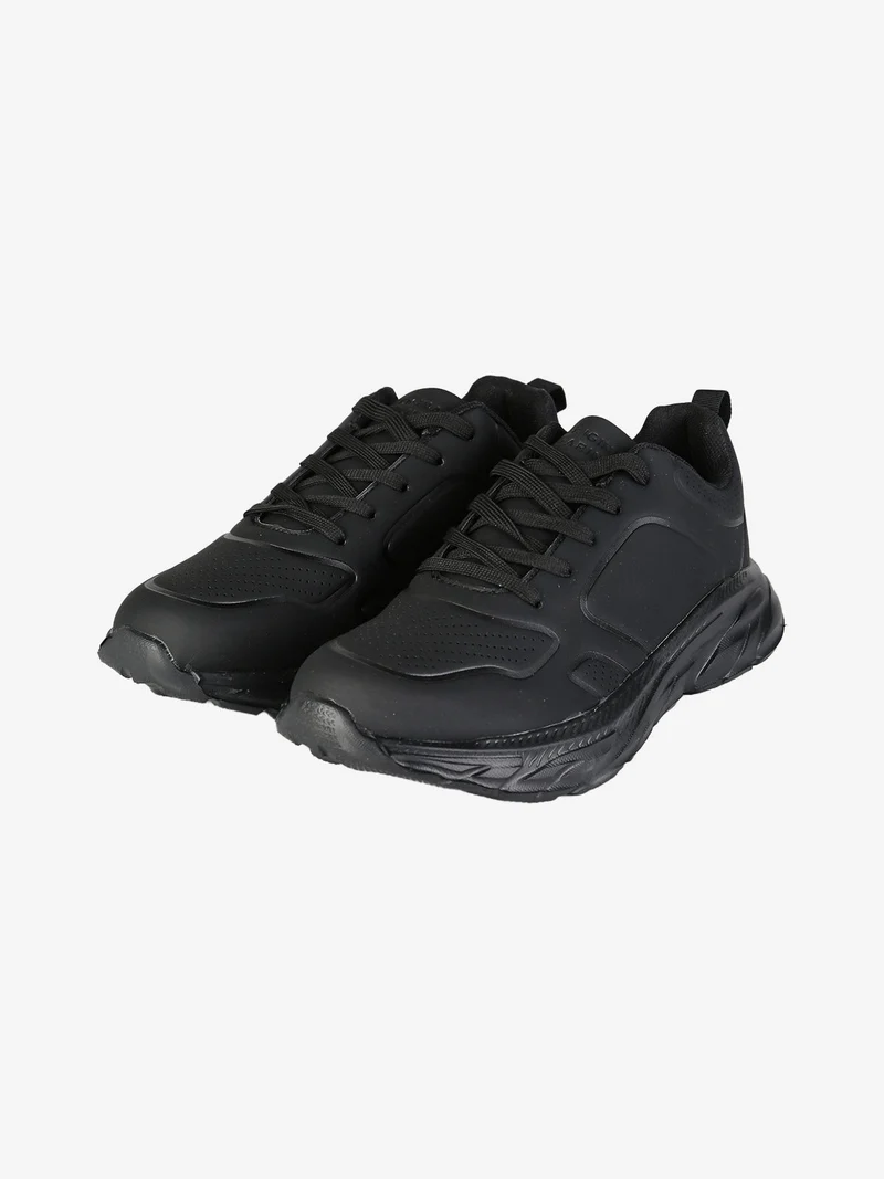 Sneakers donna stringate - nero
