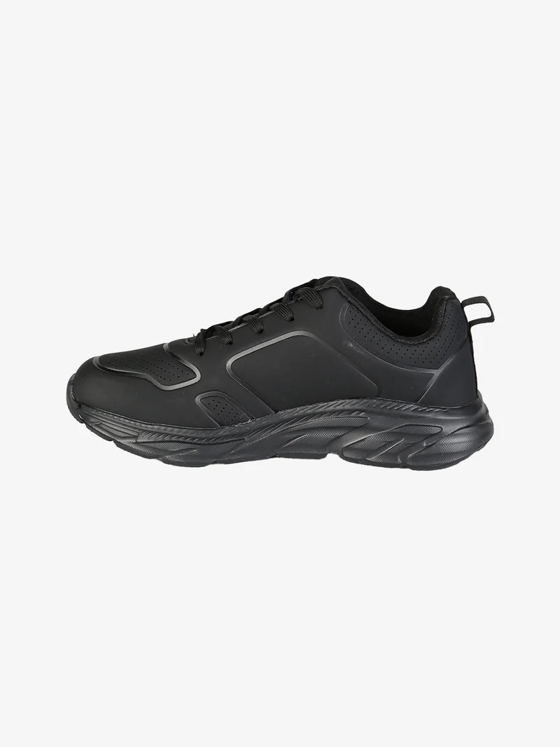 Sneakers donna stringate - nero