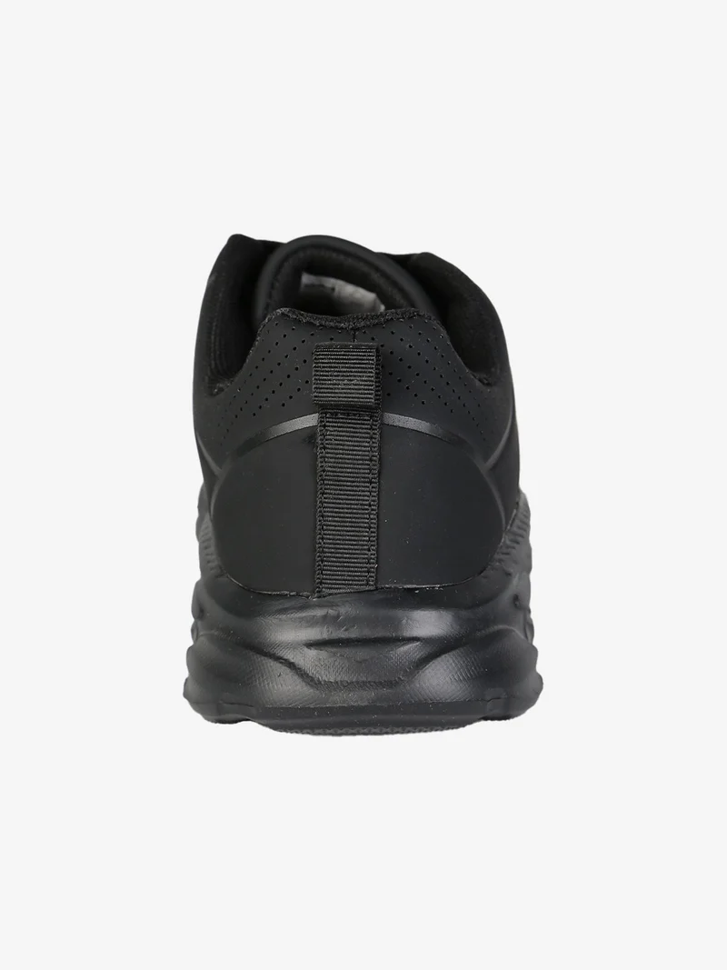 Sneakers donna stringate - nero