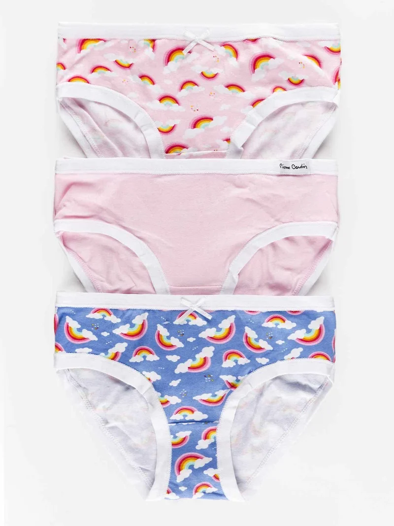 Slip da bambina confezione 3 pezzi - assortito