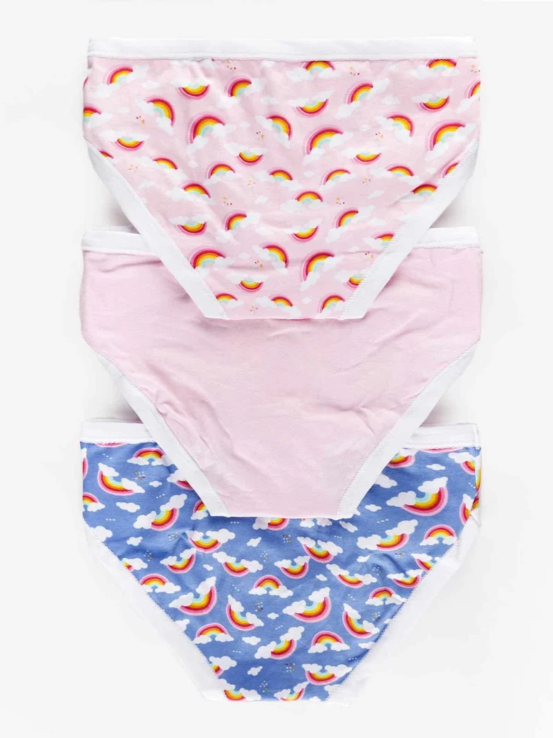 Slip da bambina confezione 3 pezzi - assortito
