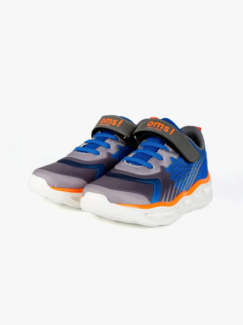 Scarpe sportive da bambino con luci - blu
