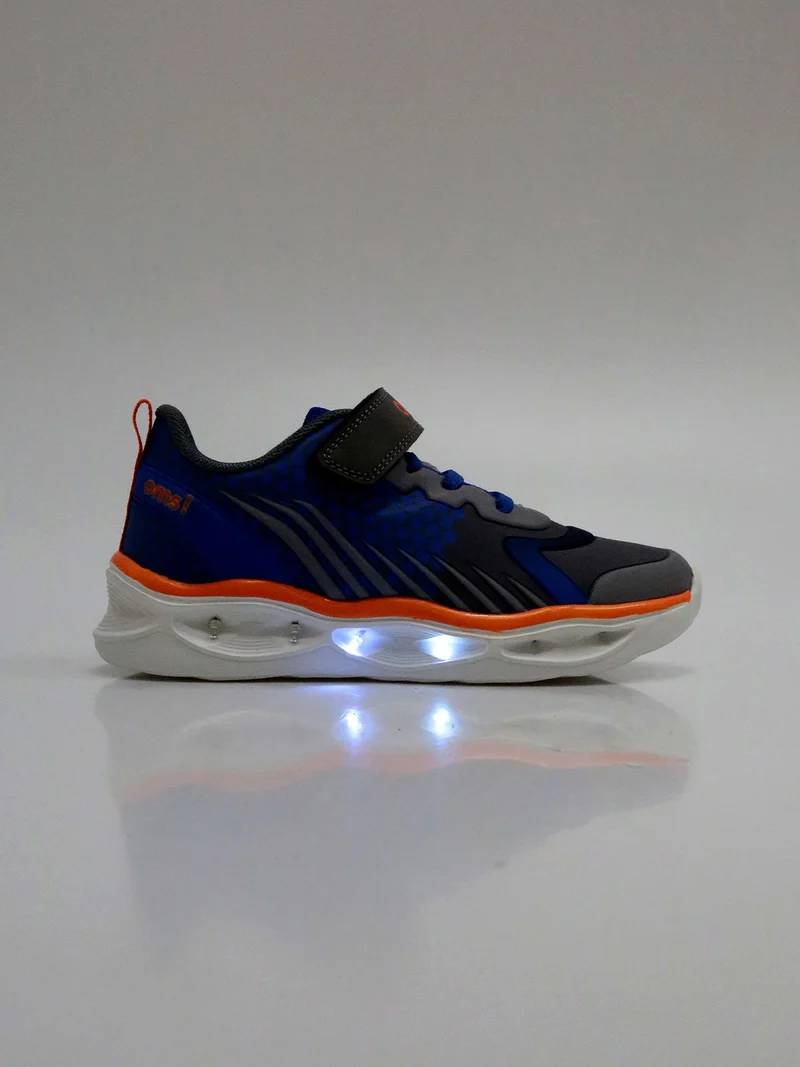 Scarpe sportive da bambino con luci - blu