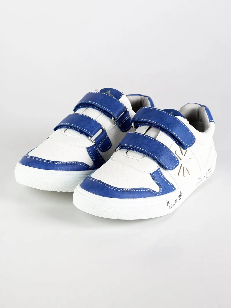 Sneakers ragazzo con strappi GD8005 - bianco