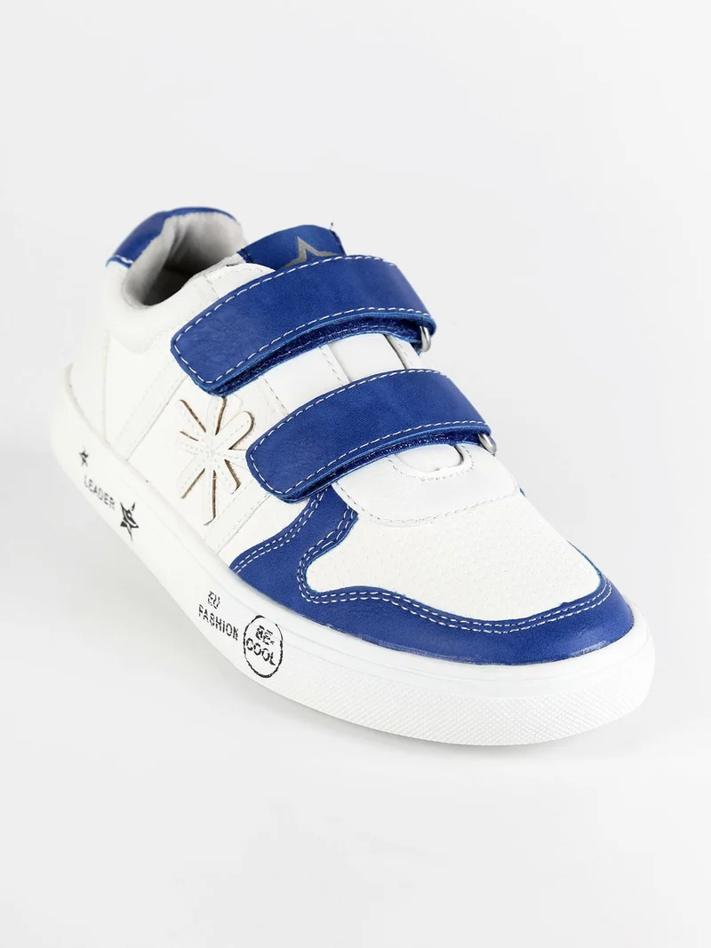 Sneakers ragazzo con strappi GD8005 - bianco