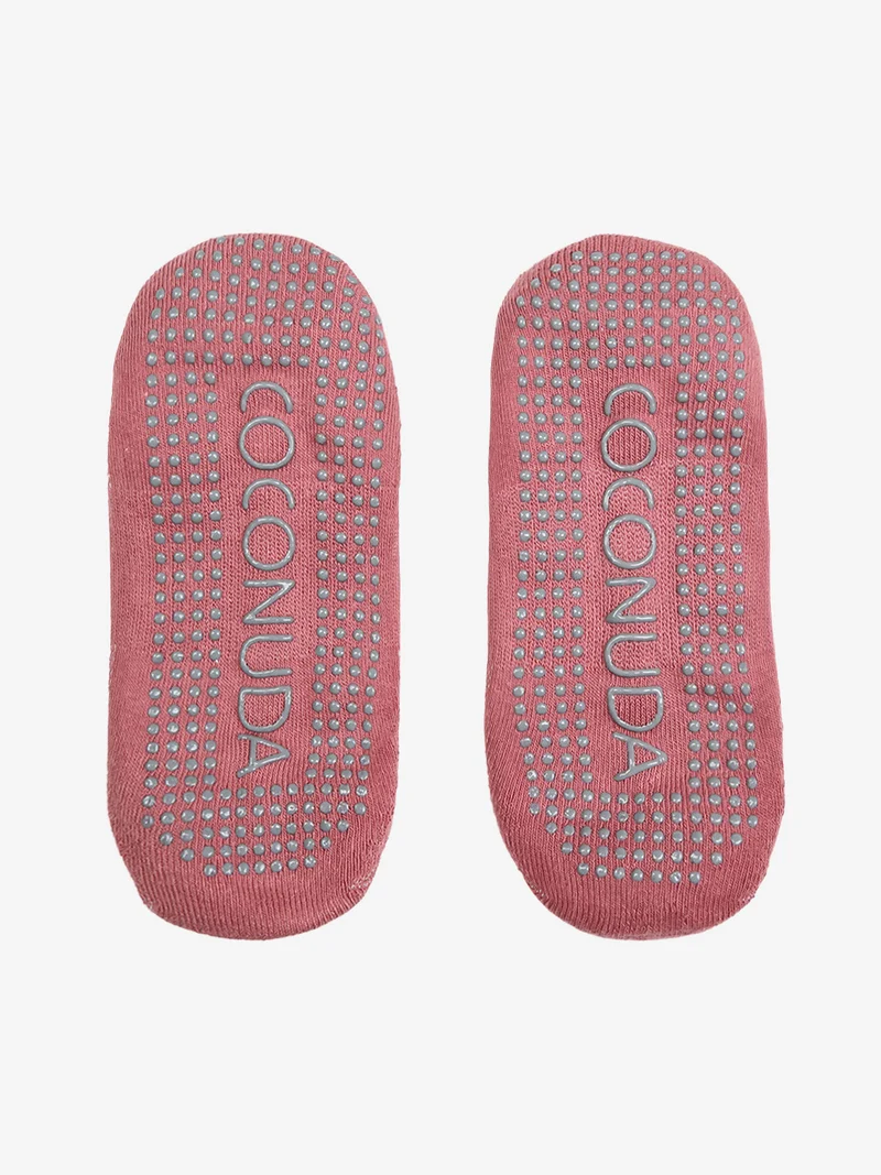 Calze fitness antiscivolo da donna - rosa