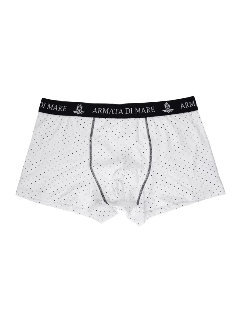 Boxer uomo con stampa - bianco