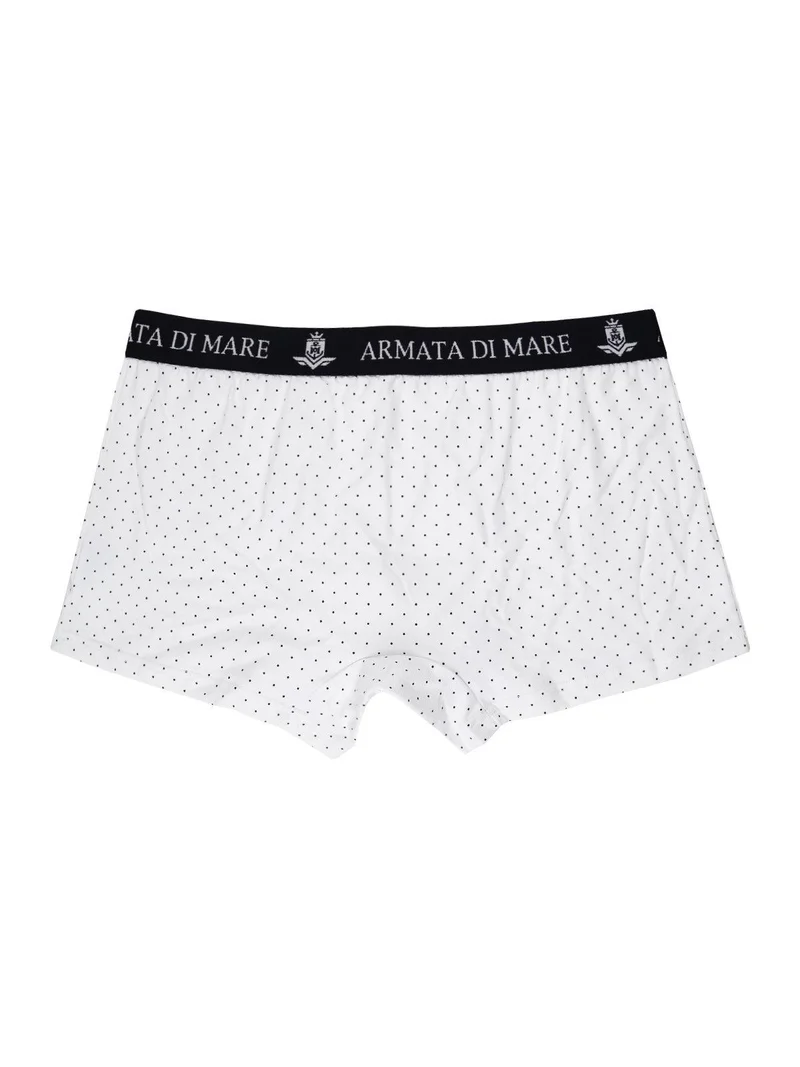 Boxer uomo con stampa - bianco