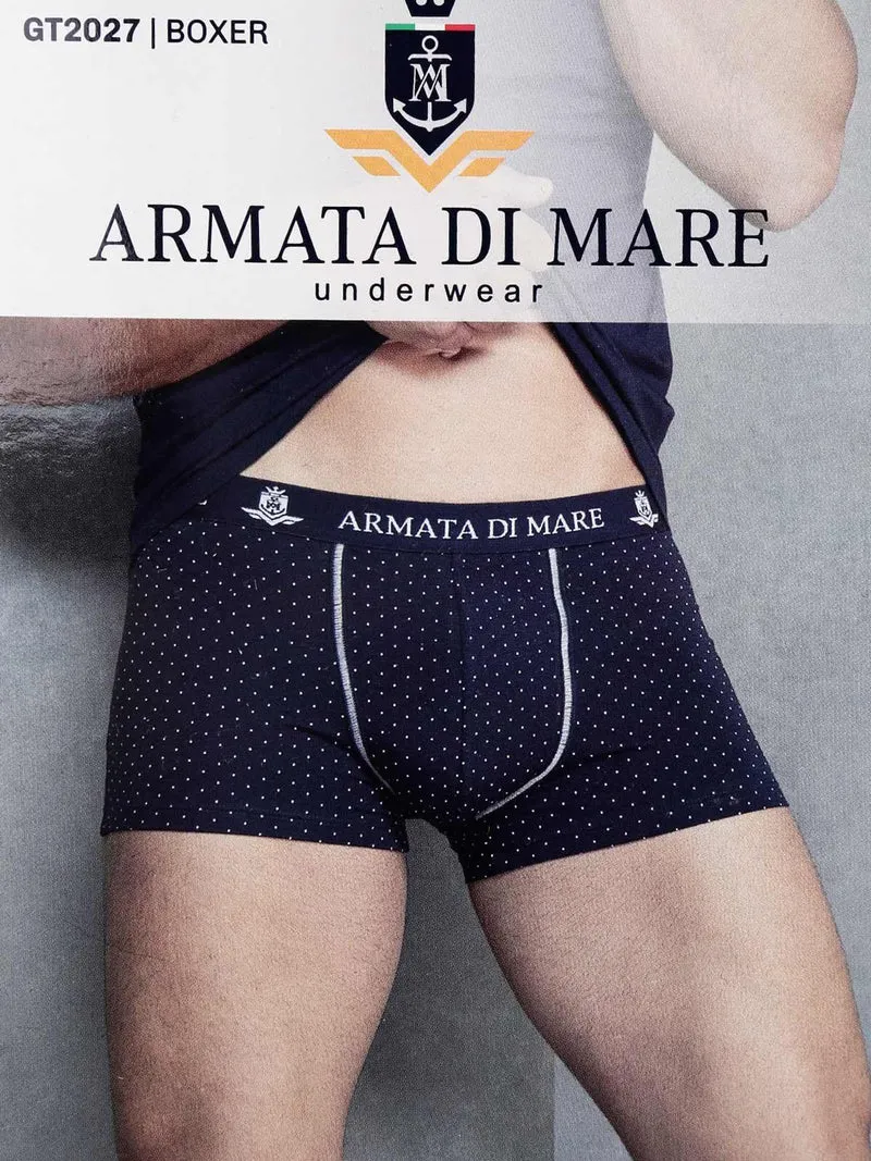 Boxer uomo con stampa - bianco
