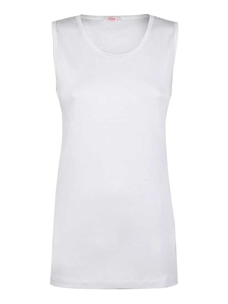 Canotta intima termica da donna spalla larga - bianco