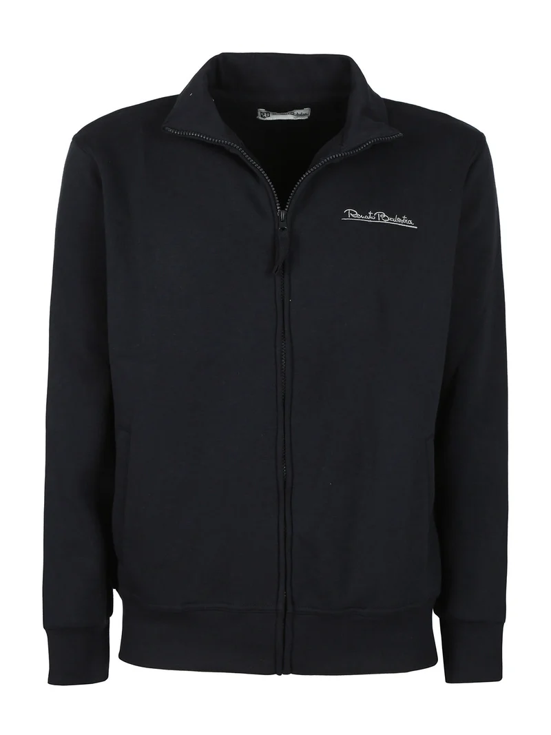 Felpa uomo con zip - blu scuro