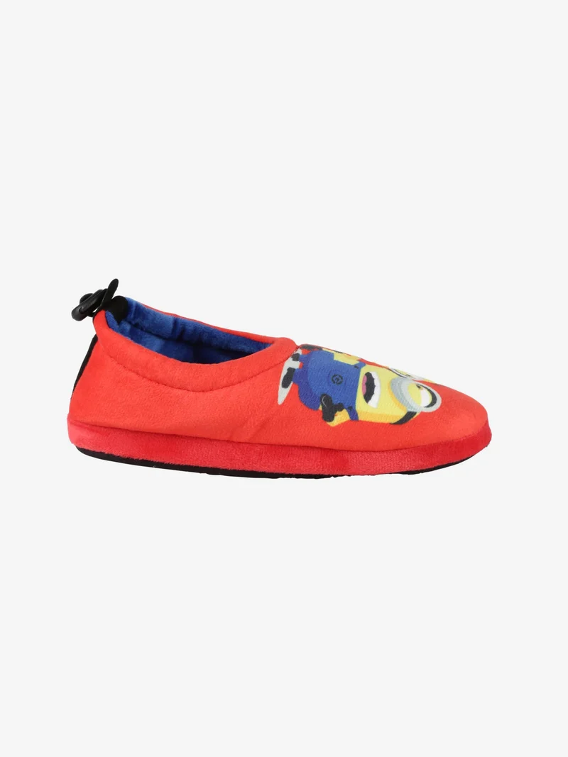 Pantofole Minions da bambino chiuse - rosso