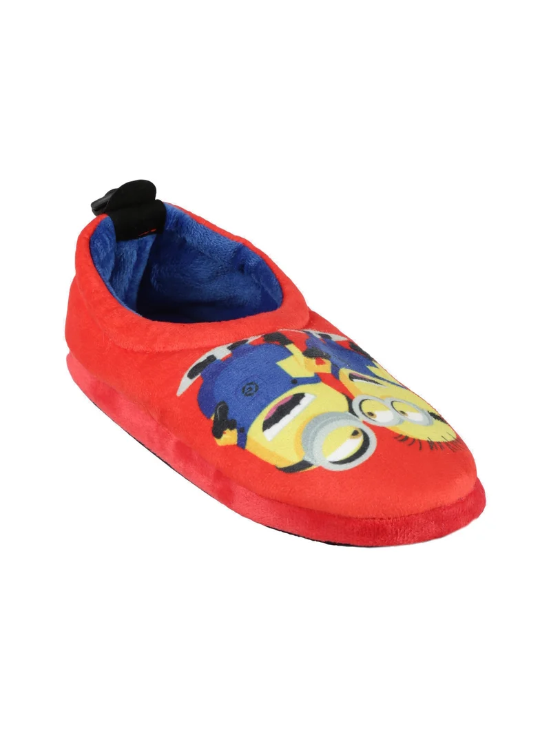 Pantofole Minions da bambino chiuse - rosso