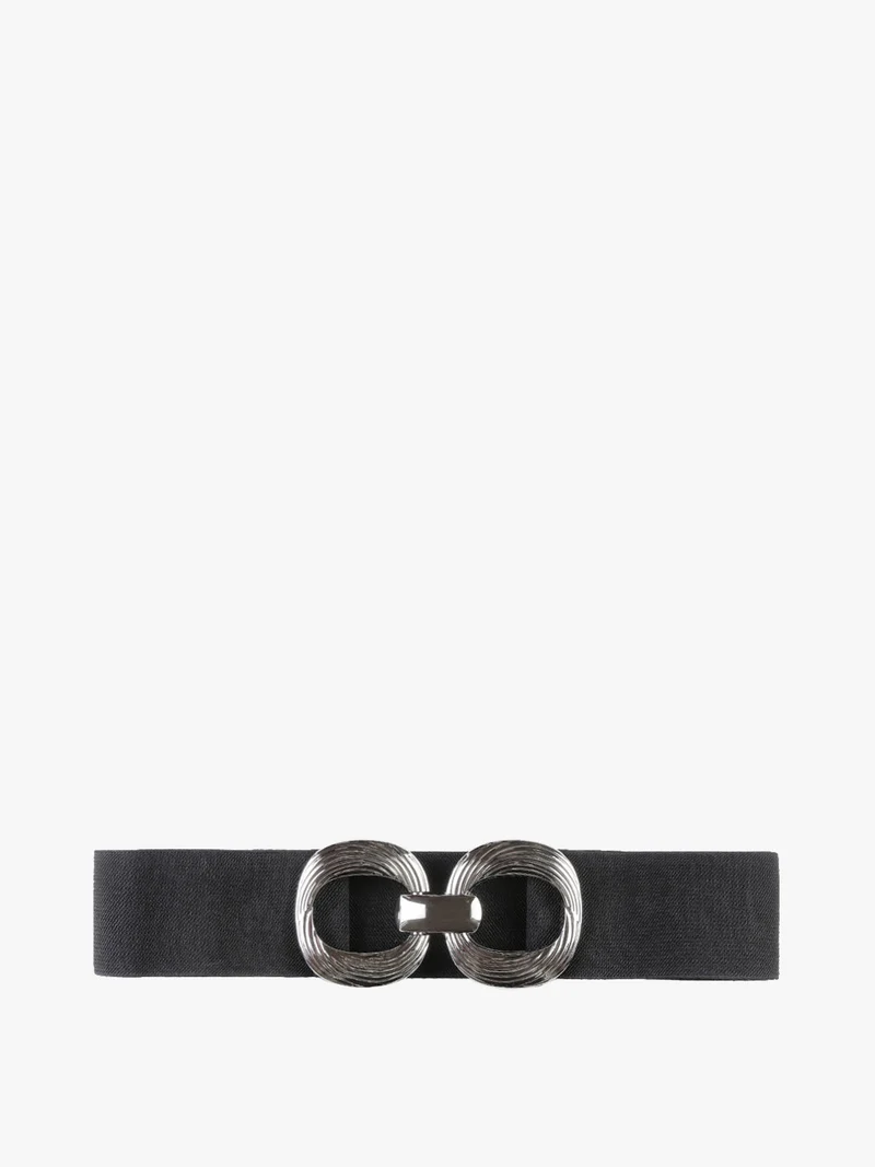 Cintura elasticizzata donna - argento