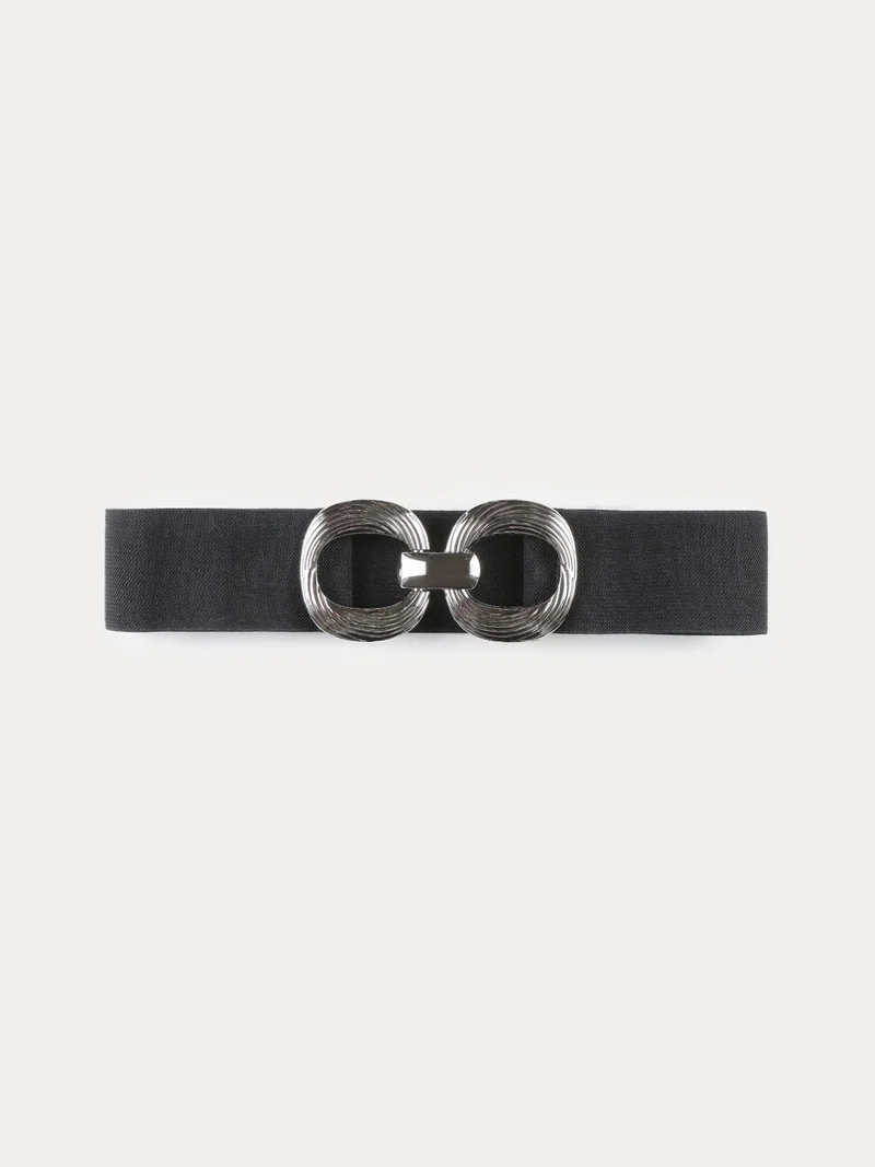 Cintura elasticizzata donna - argento