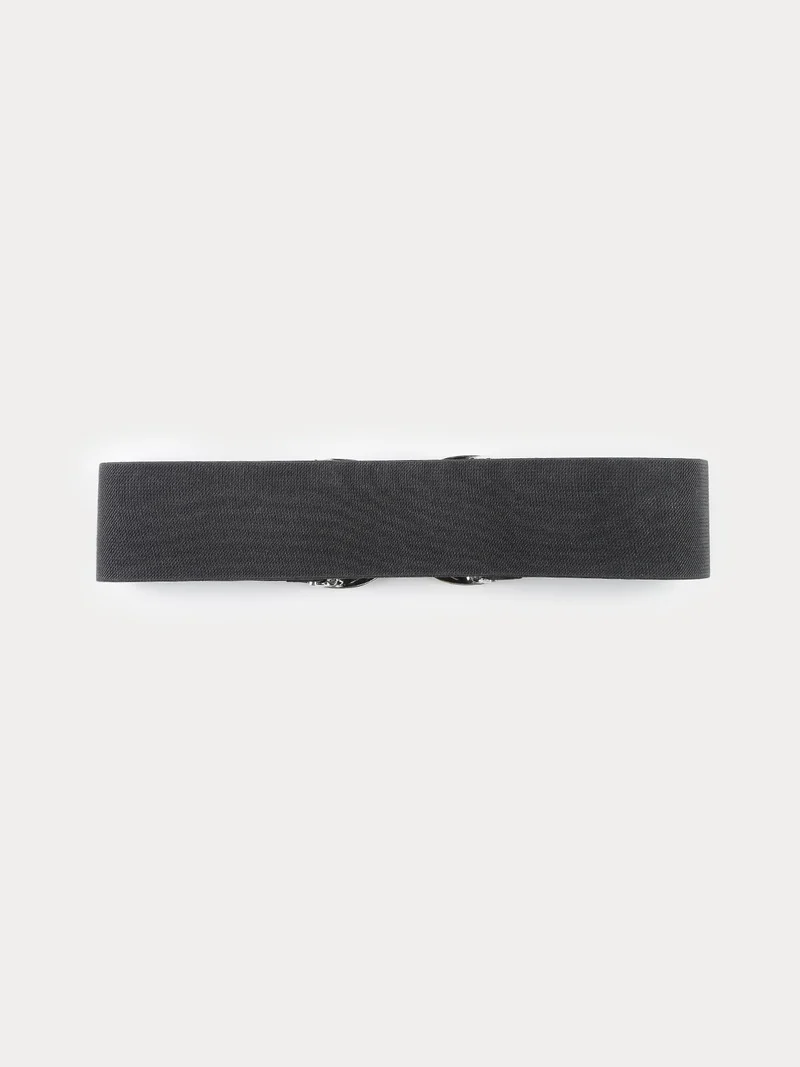 Cintura elasticizzata donna - argento