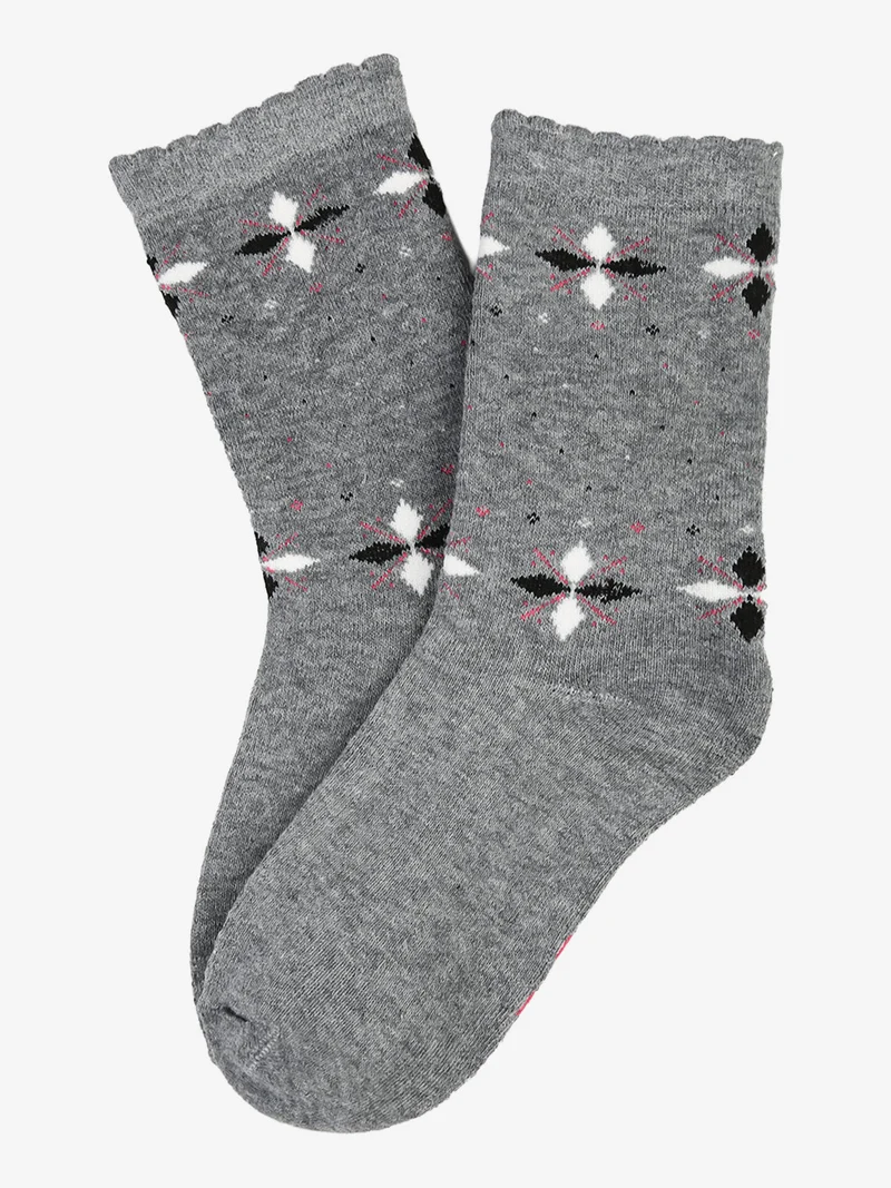 Calze corte da donna in pile - grigio