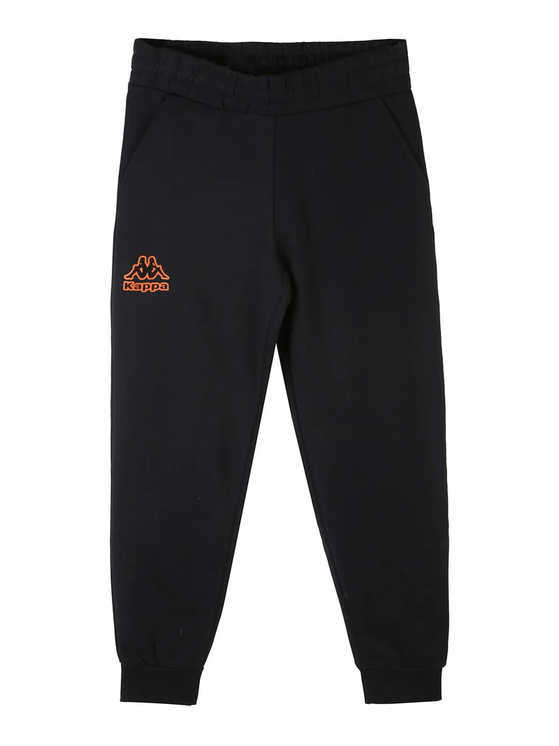Completo tuta 2 pezzi da ragazzo con stampe e scollo tondo - nero