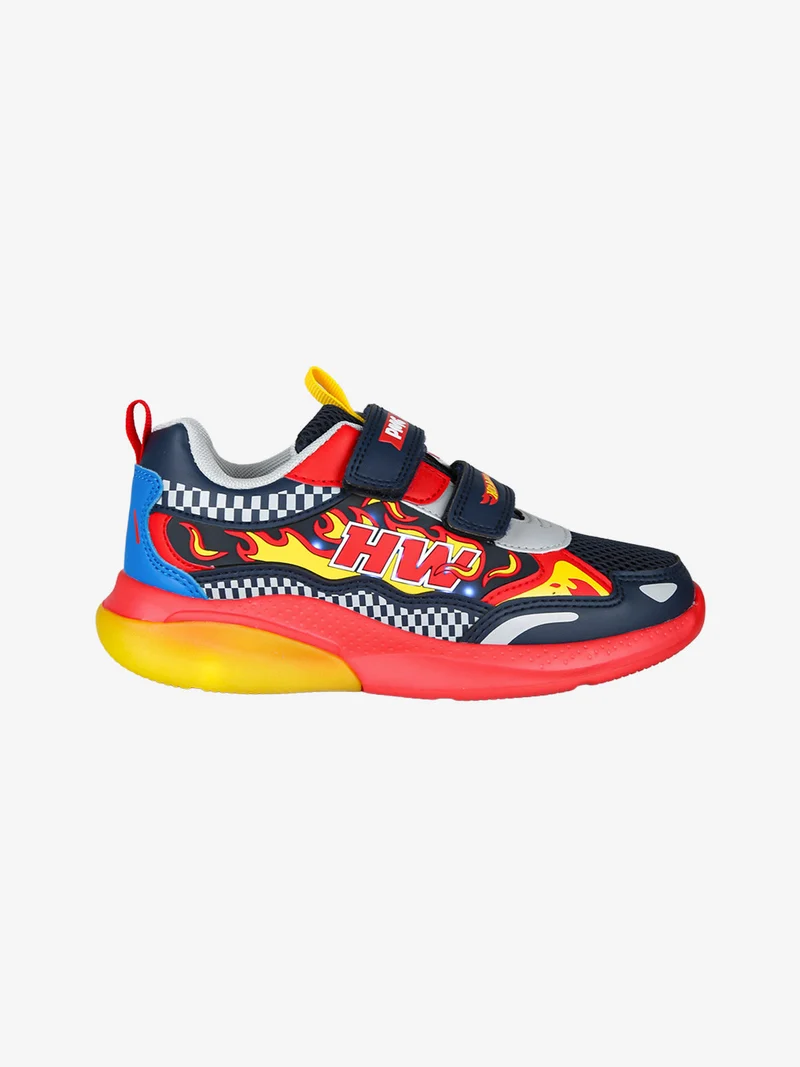 Sneakers da bambino con luci e strappi - blu scuro