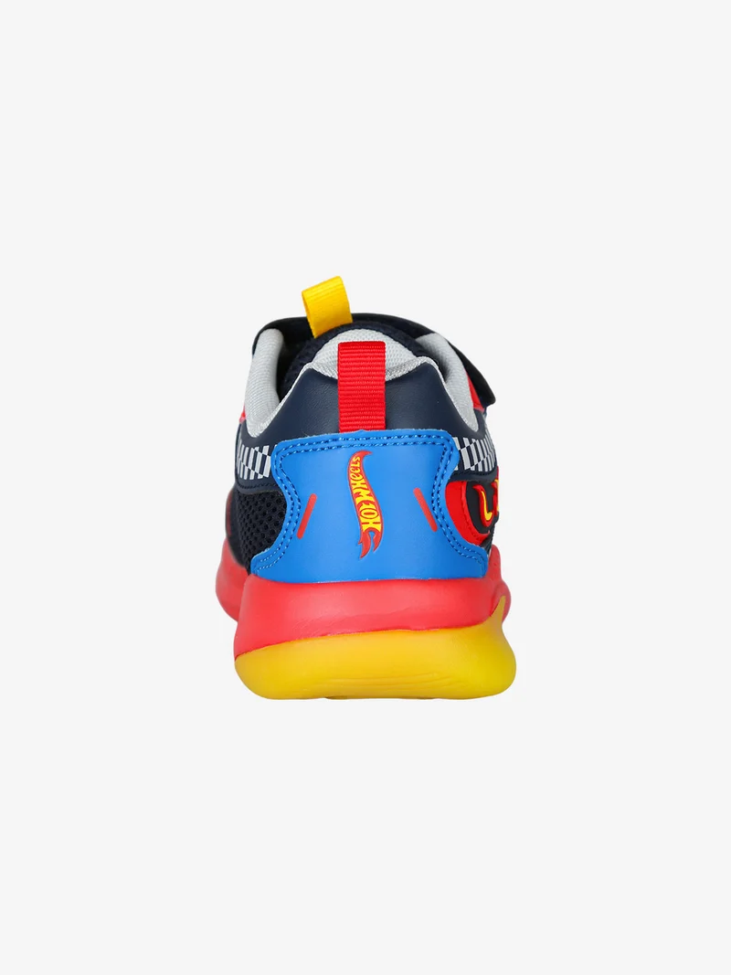 Sneakers da bambino con luci e strappi - blu scuro