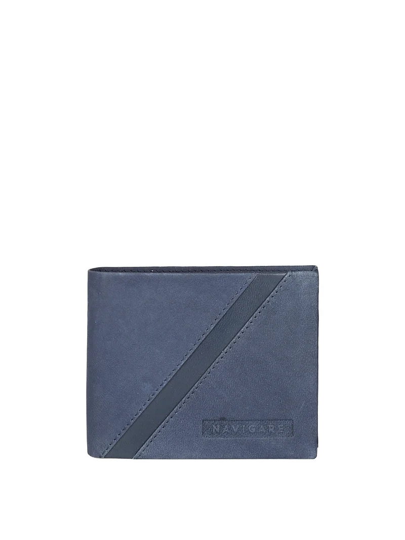 Portafoglio in pelle da uomo - blu