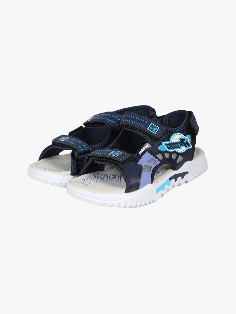 Sandali da ragazzo con strappi - blu scuro