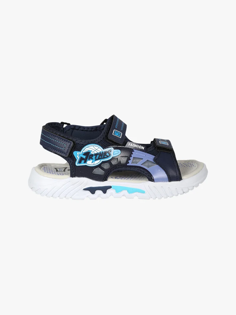Sandali da ragazzo con strappi - blu scuro