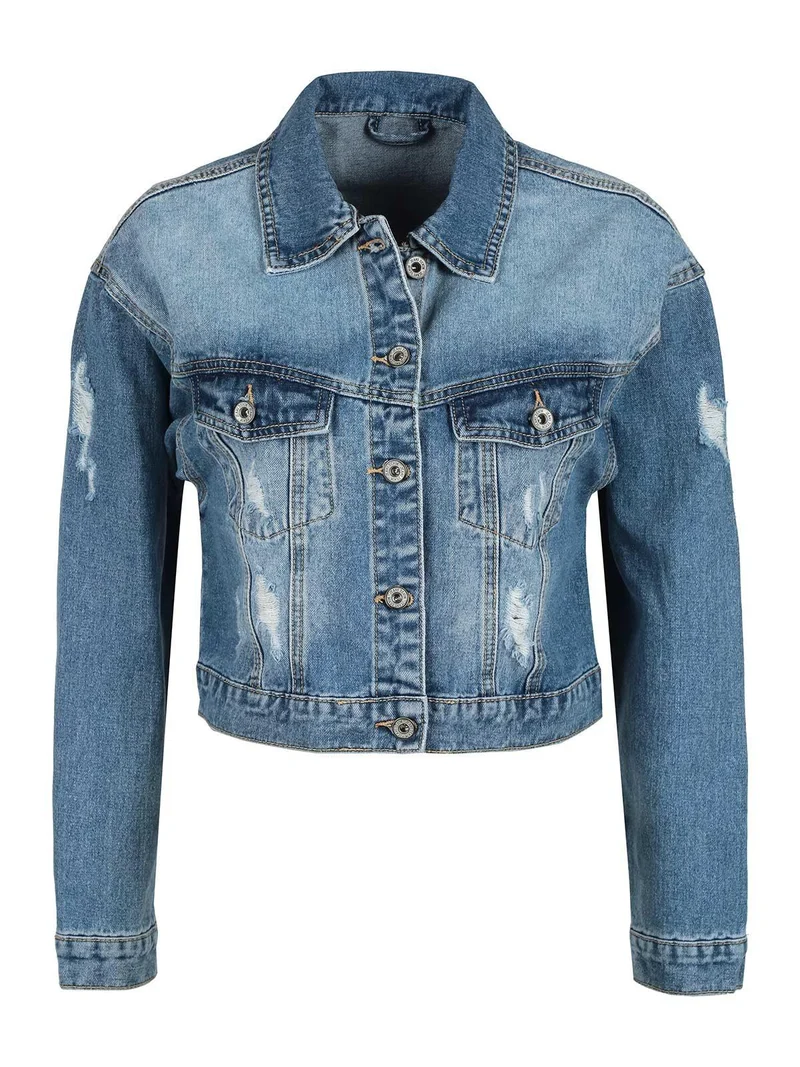 Giacca in jeans da donna oversize - jeans