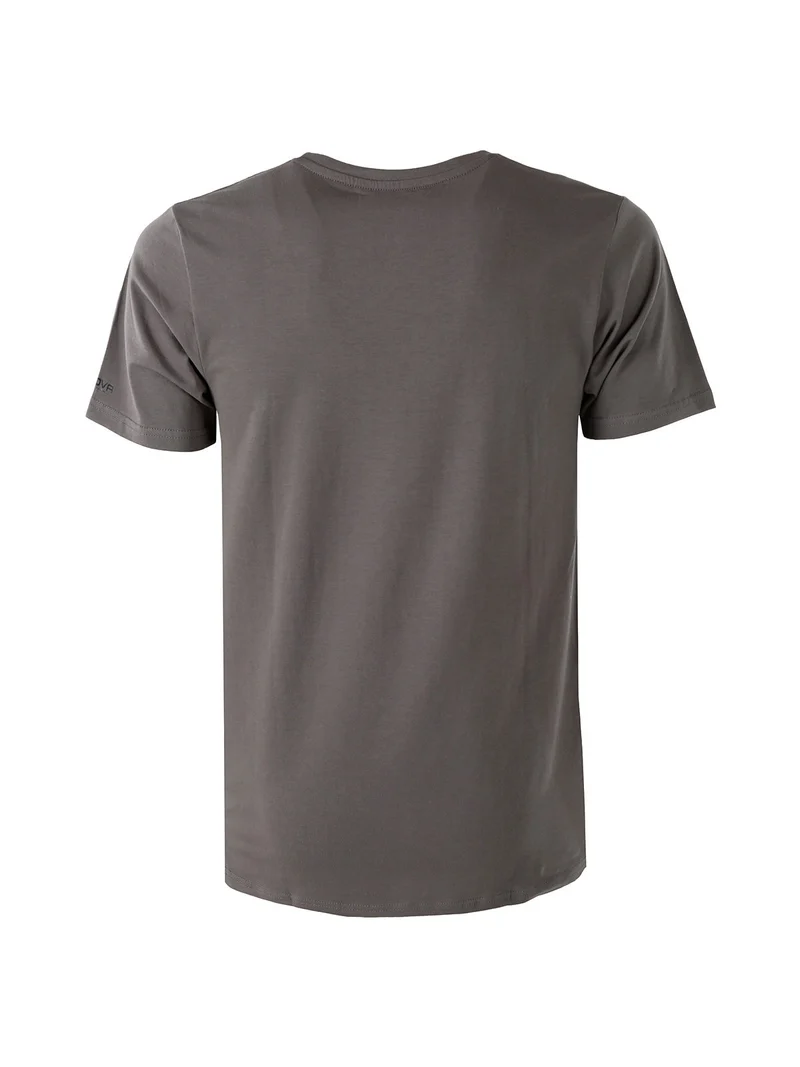 T-shirt intima da uomo in cotone bielastico - antracite