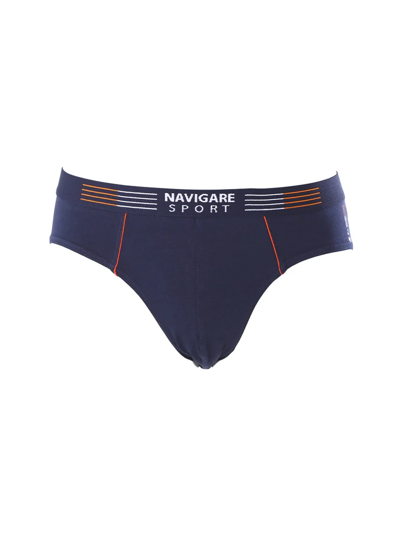 Slip da uomo in cotone elasticizzato - blu scuro