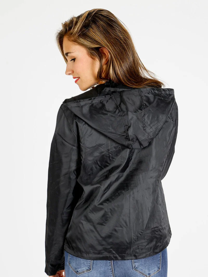 Giacca da pioggia impermeabile donna - nero