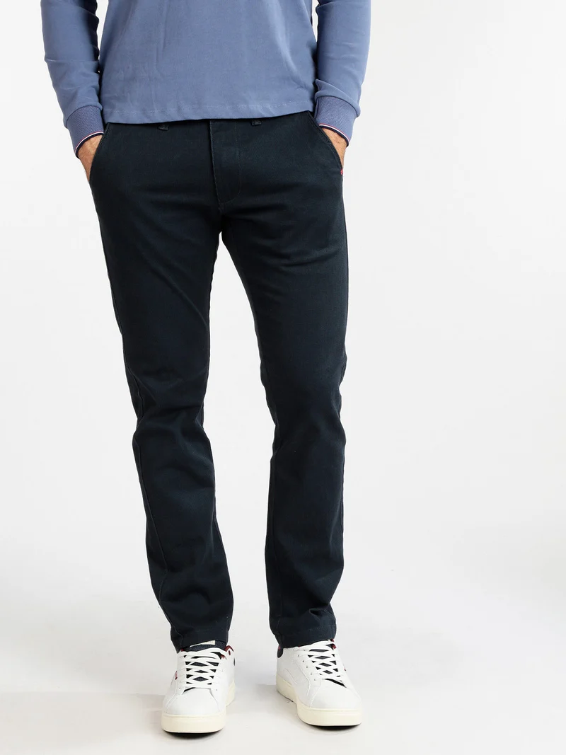 Pantaloni casual da uomo - blu