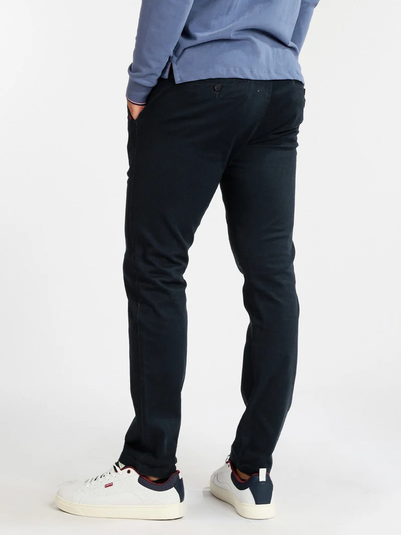 Pantaloni casual da uomo - blu