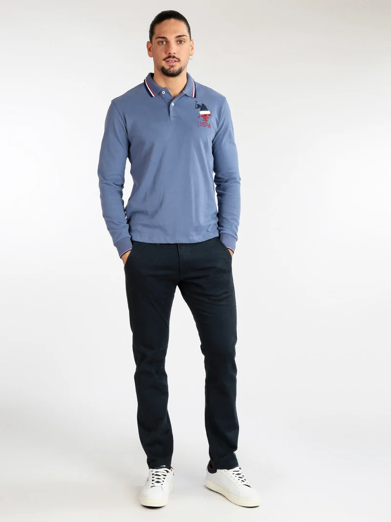 Pantaloni casual da uomo - blu