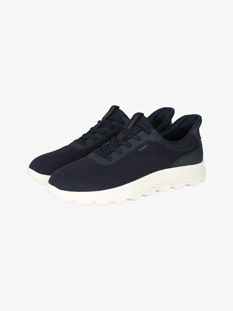 SPHERICA PLUS Sneakers uomo con lacci elastici - blu scuro